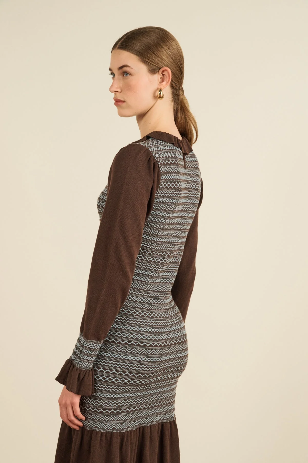 Aleria Long Knit Dress - Image 10