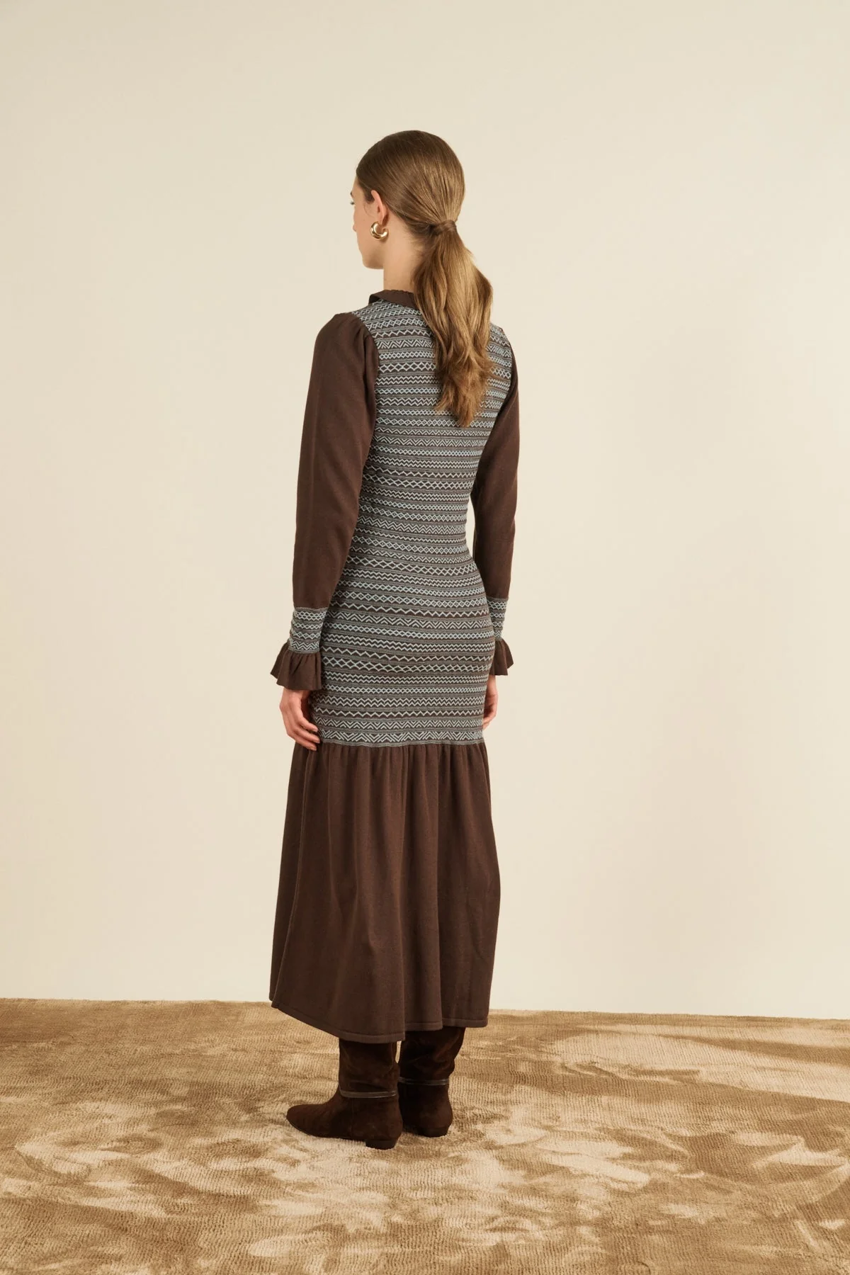 Aleria Long Knit Dress - Image 13