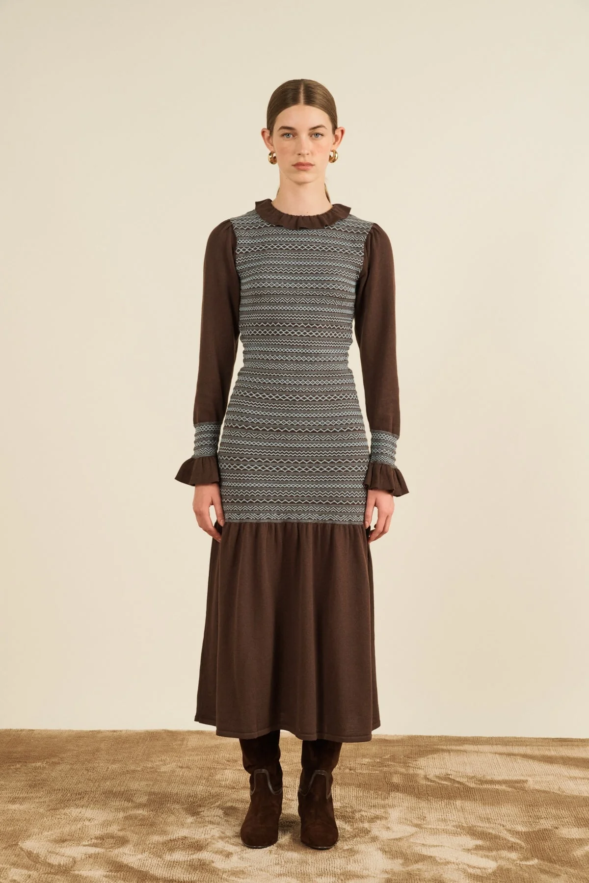 Aleria Long Knit Dress - Image 14