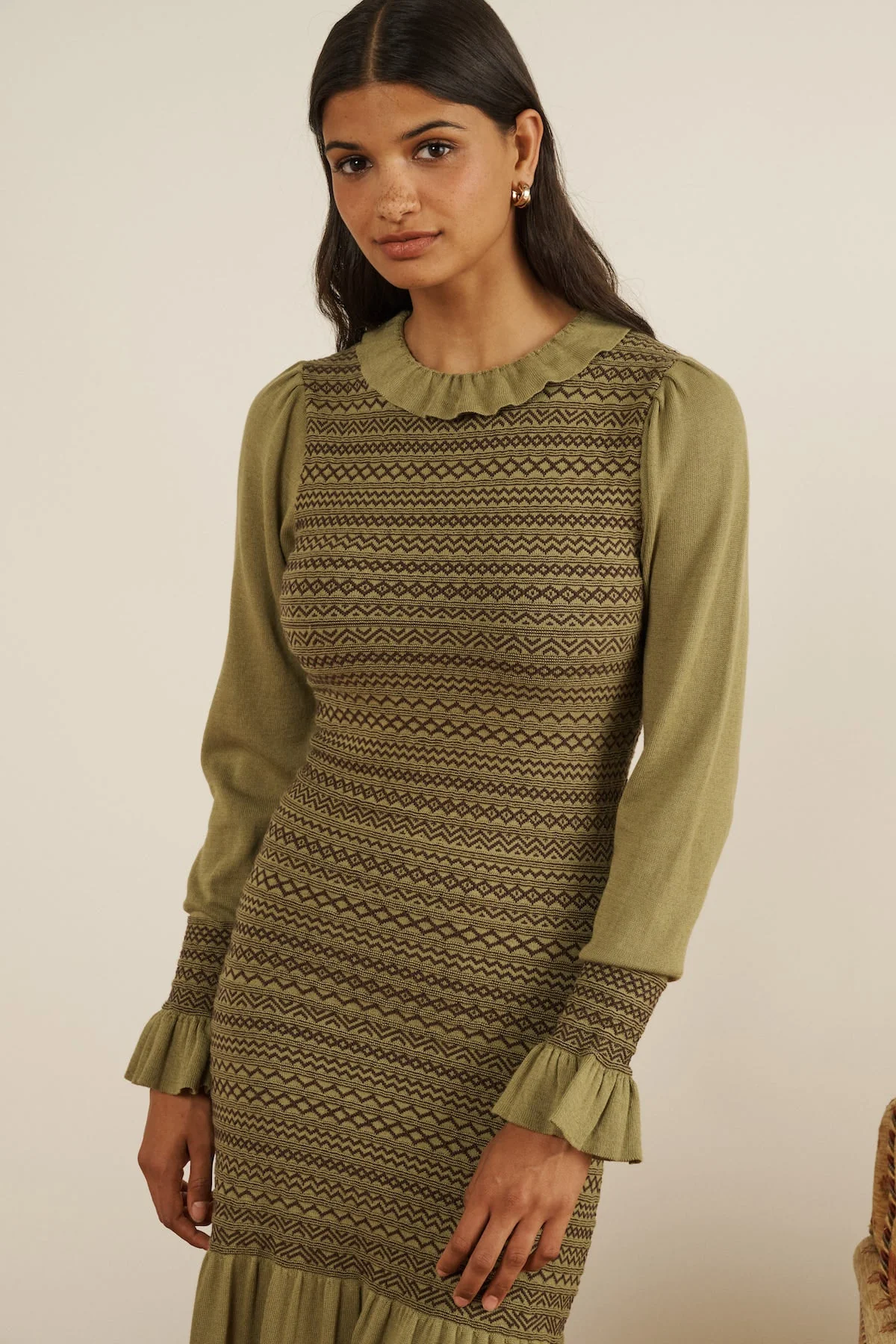 Aleria Long Knit Dress - Image 3