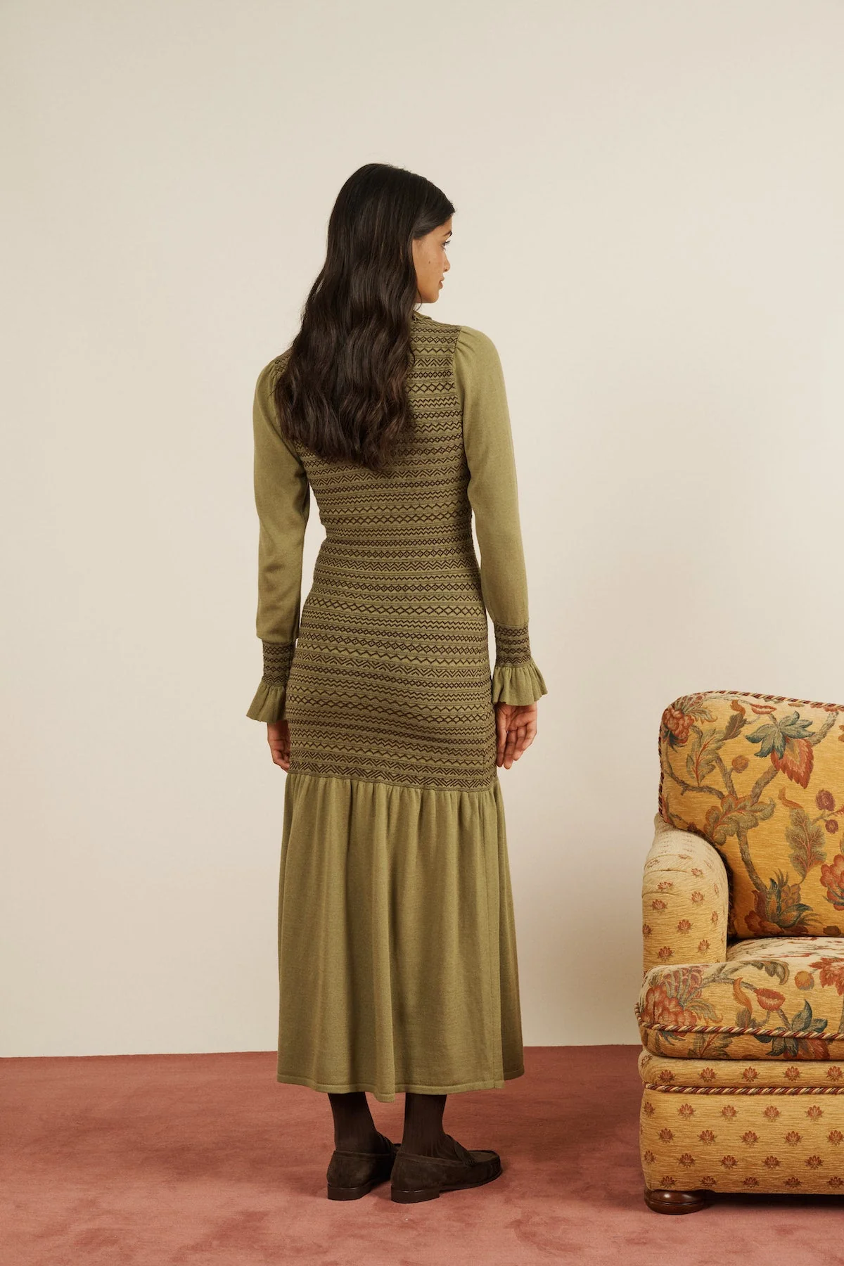 Aleria Long Knit Dress - Image 4