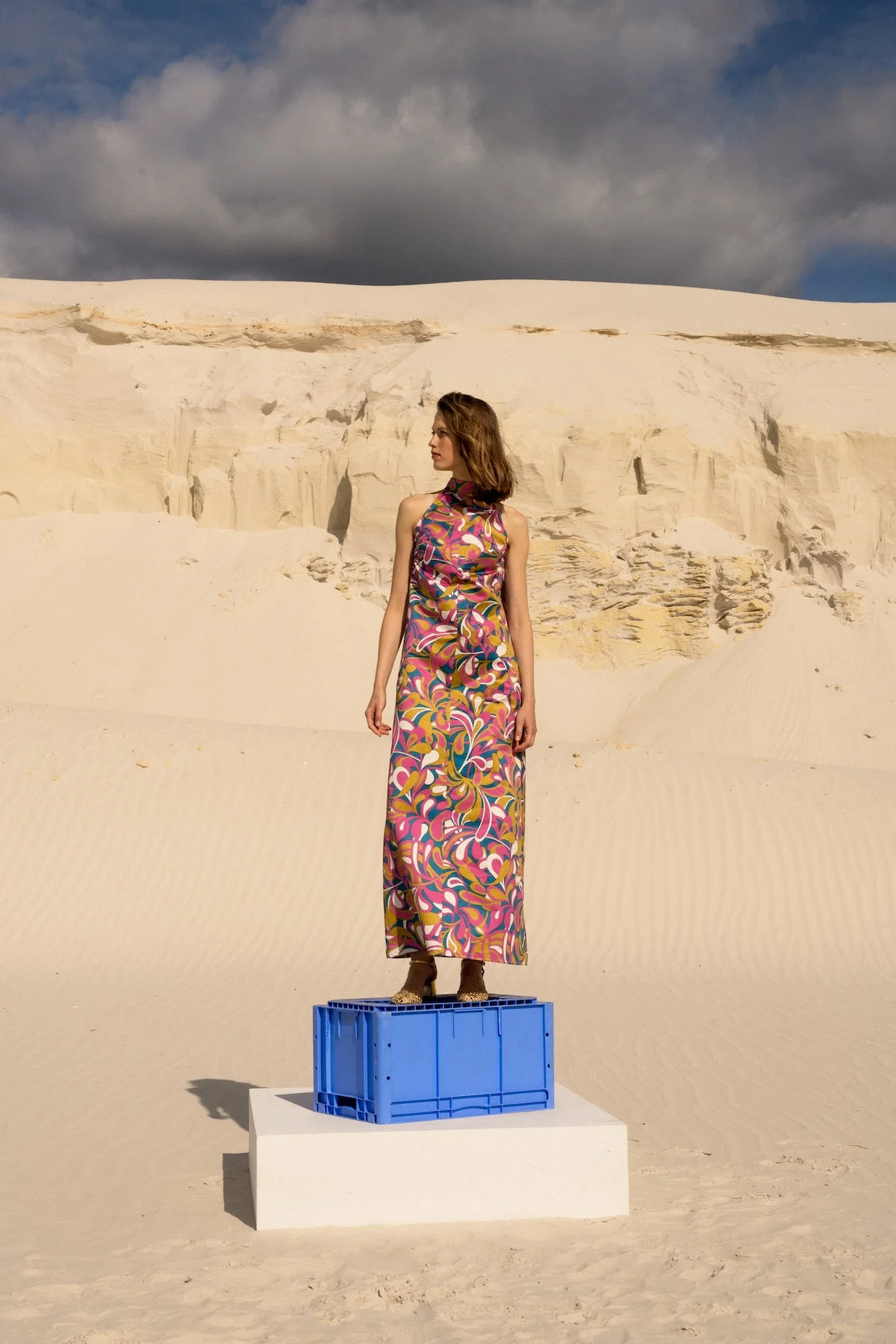 Heloise Dress Lava Paisley