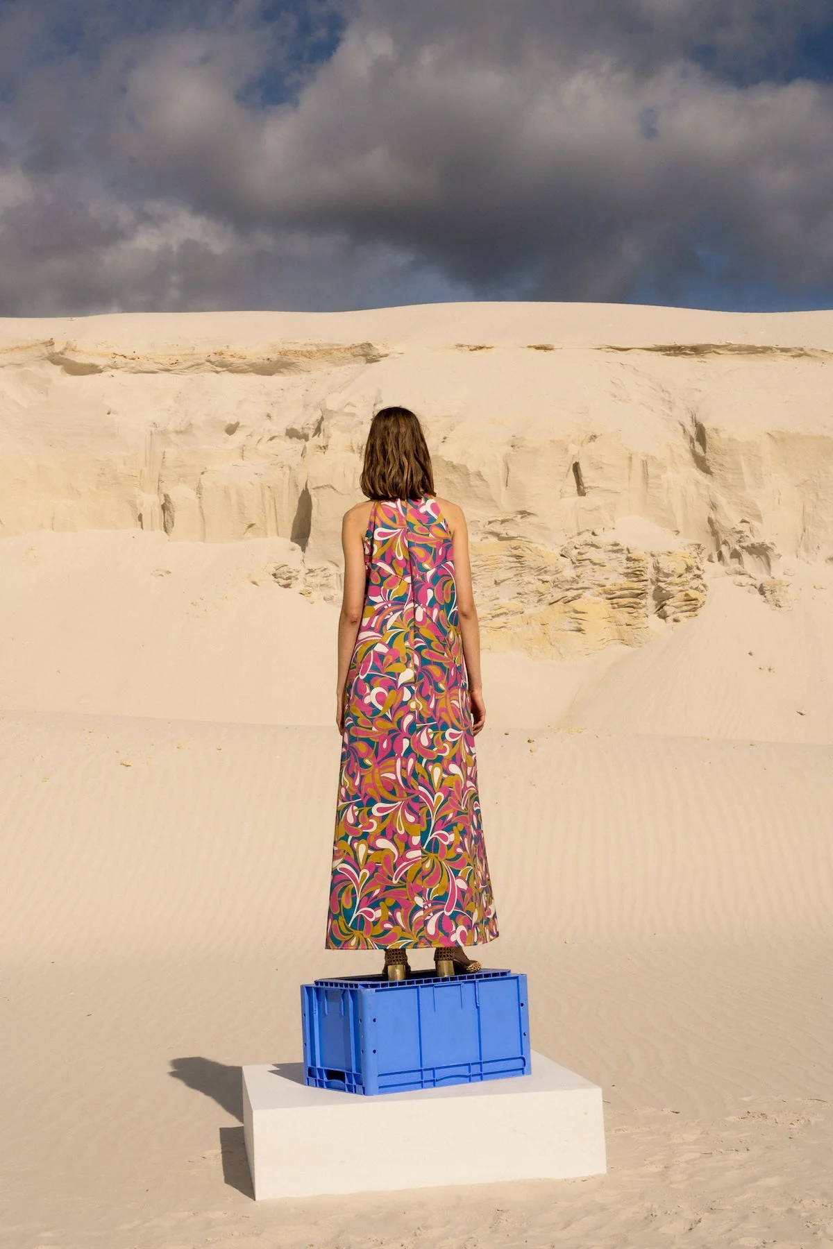 Heloise Dress Lava Paisley - Image 3