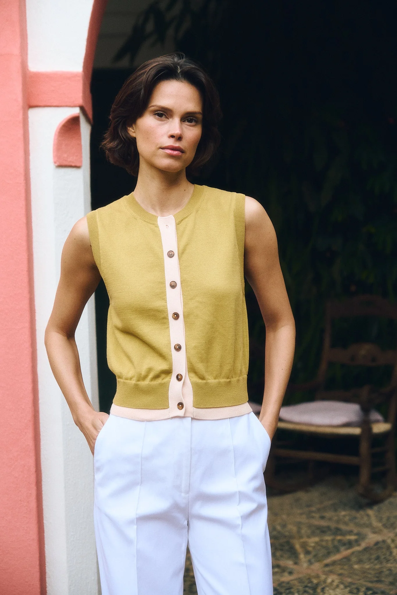 Milan Cardigan Sleeveless