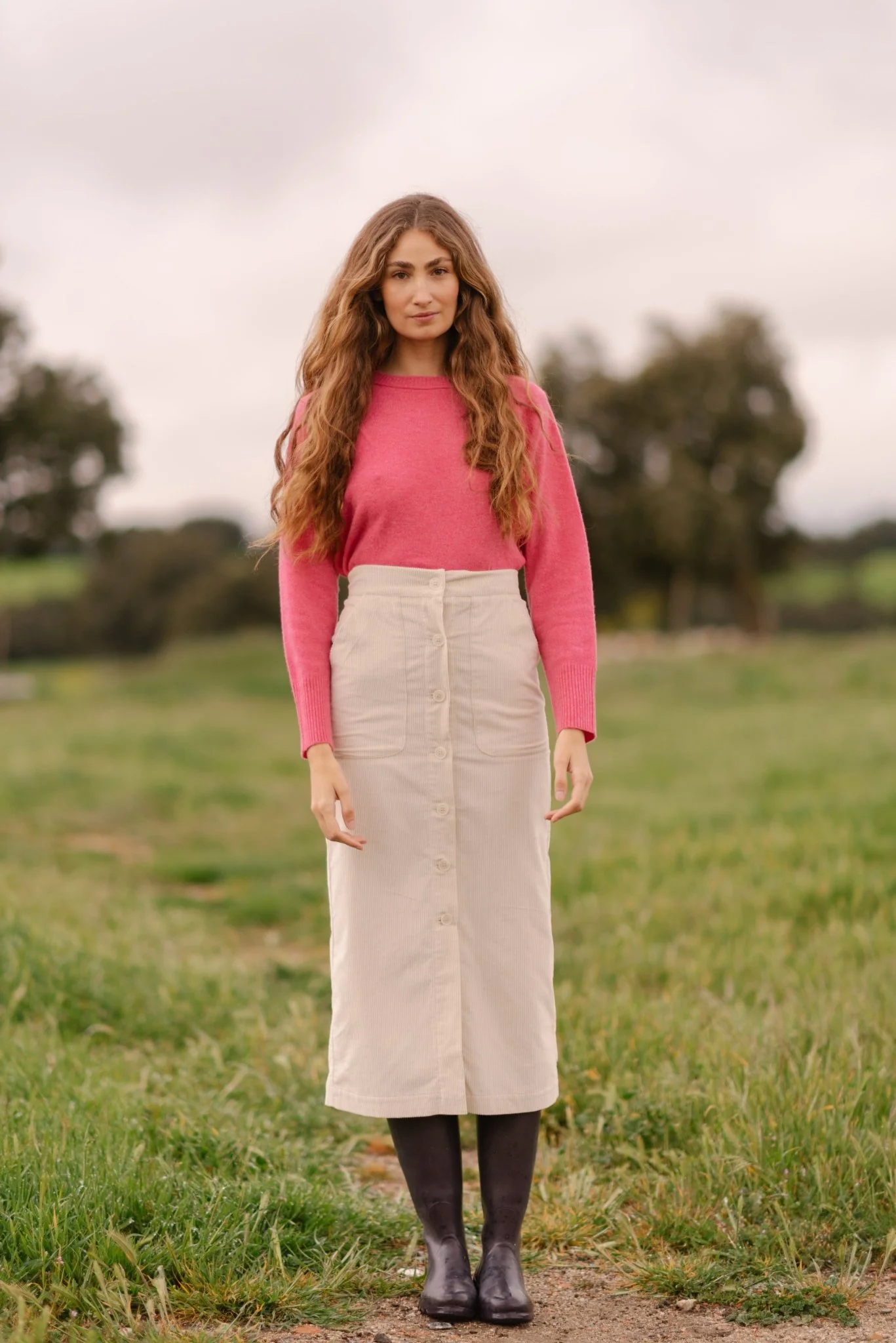 Sequana Skirt White Velvet - Image 4