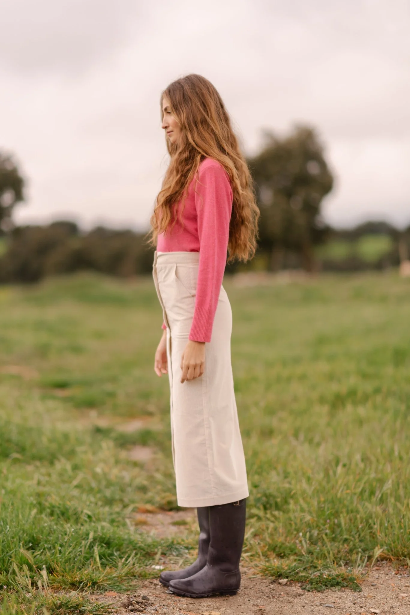 Sequana Skirt White Velvet - Image 5