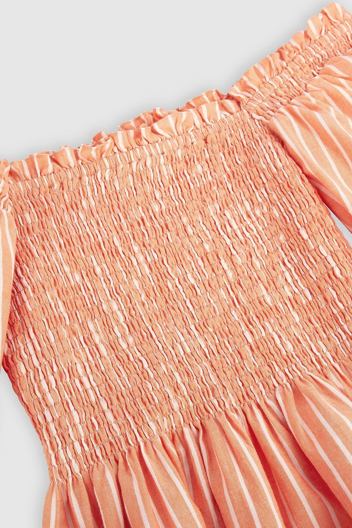 Soazig Shirt Smocks Orange Stripes - Image 5
